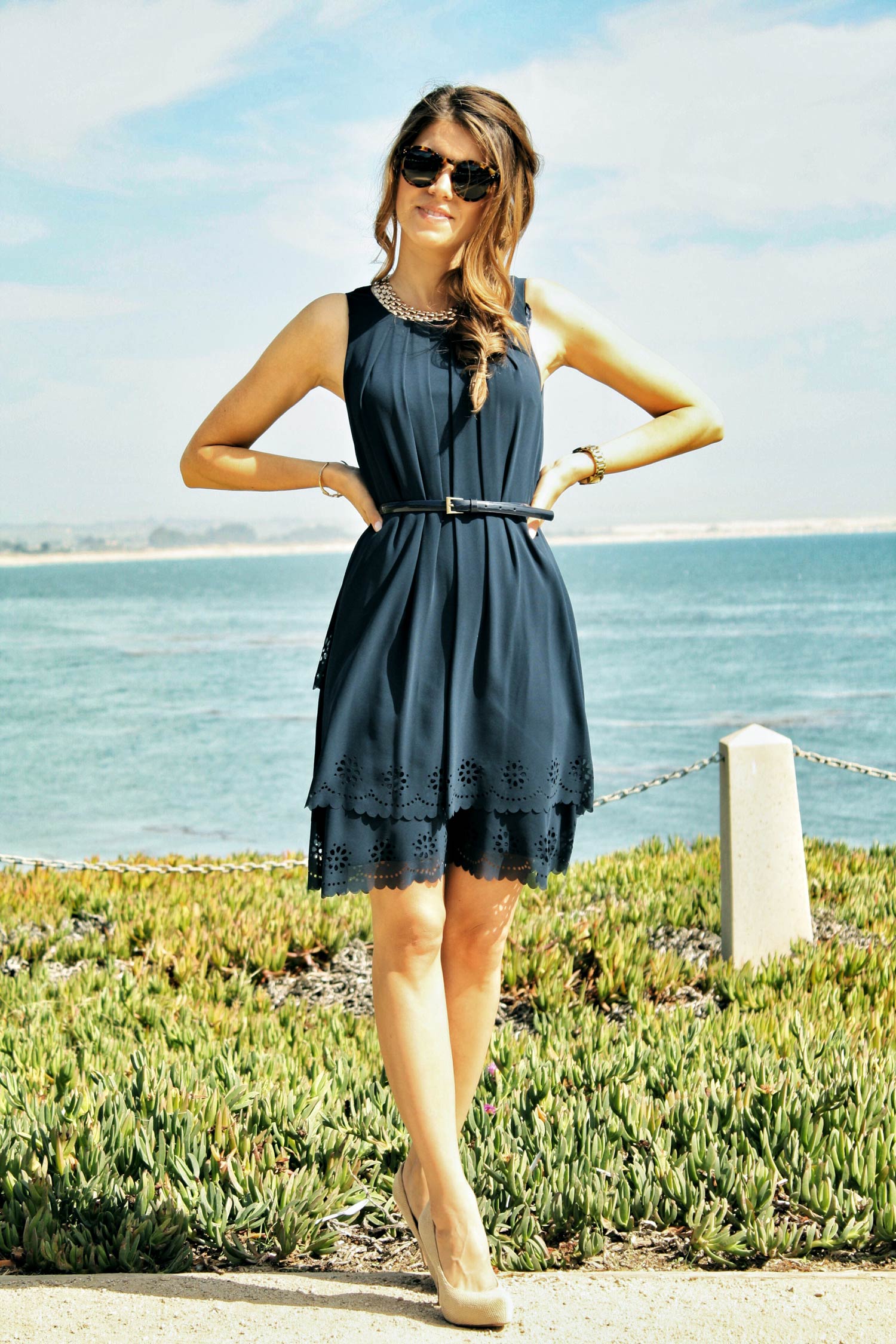 Navy Blue Dress