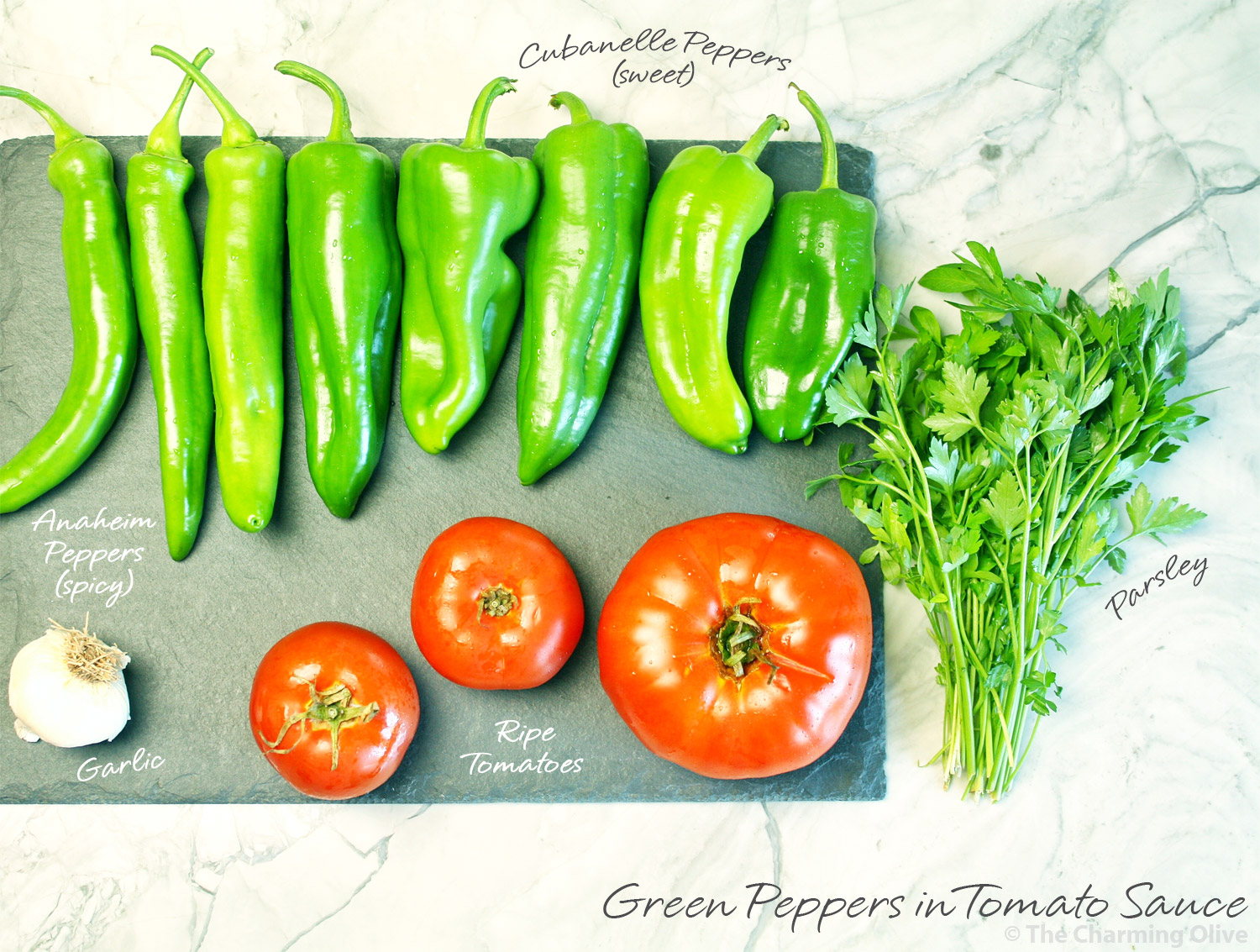 Green Peppers in Tomato Sauce Recipe