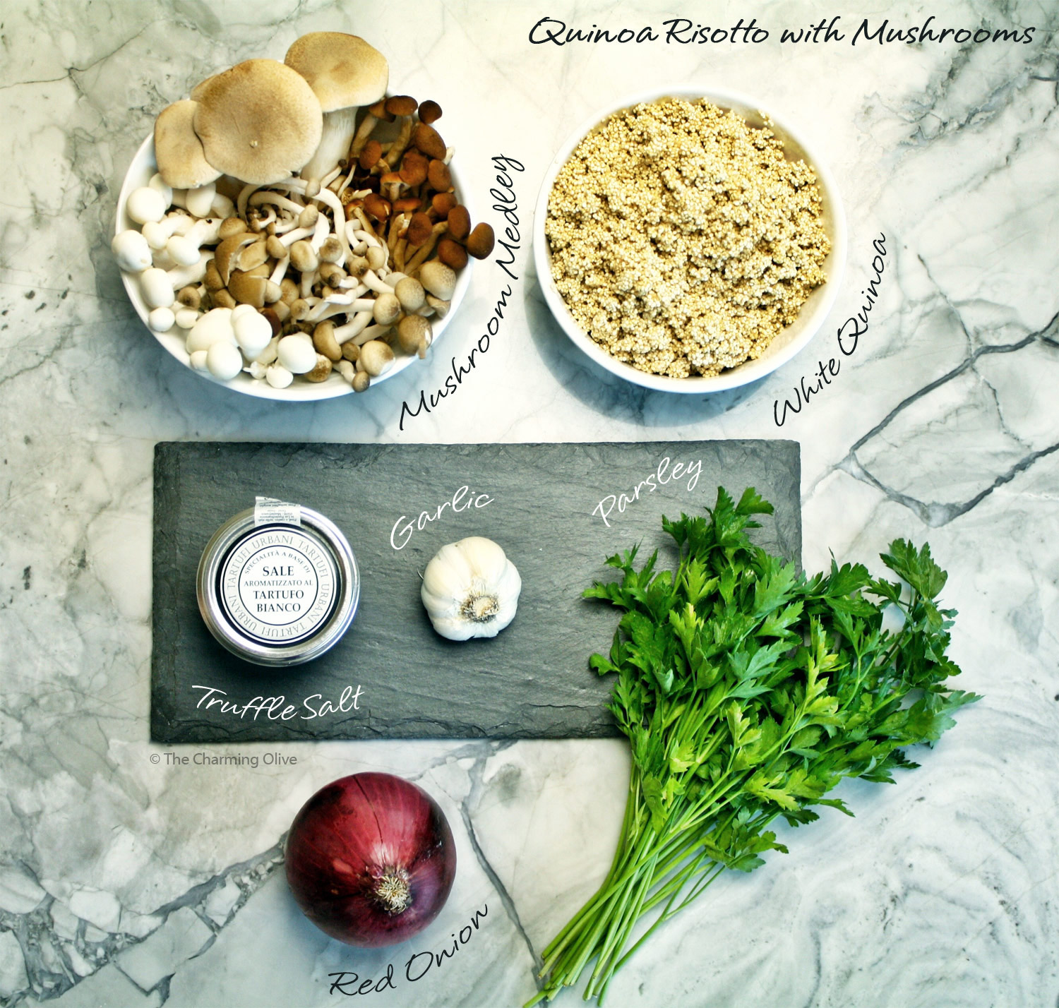 Quinoa Risotto with Mushrooms and Truffles Recipe