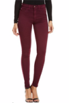 Burgundy Jeans