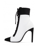 Black and White Jeffrey Campbell booties