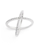 Crossover Ring, Baublebar, Silver Ring,