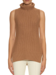 Camel Brown Ribbed Turtleneck sweater, Vince Camuto Turtleneck Sweater,