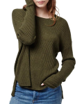 Olive Green Sweater, Olive Sweater Topshop