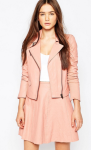 Muubaa Leather Biker Jacket, Asos Pink Leather