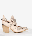 Jeffrey Campbell Beige Booties, Calhoun Leather Bootie