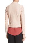 Rebecca Minkoff Perforated Leather Jacket, Perforated Nude Leather Jacket
