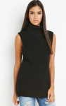 Side Zip Turtleneck