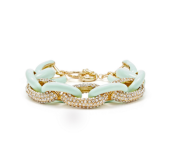 Gold & Green Bracelet