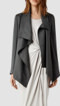 Drape Front Jacket