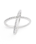 Silver Pave Ring