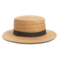 Straw Boater Hat